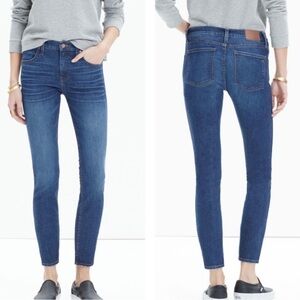 Madewell 9” High Rise Skinny Crop Jeans
